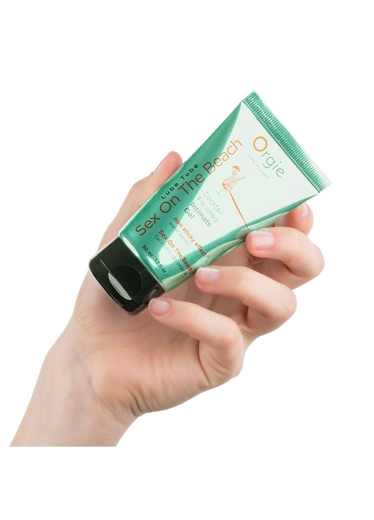 Лубрикант на водной основе Lube Sex On The Beach, 50 мл, персиково-апельсиновый вкус Orgie (366876643)