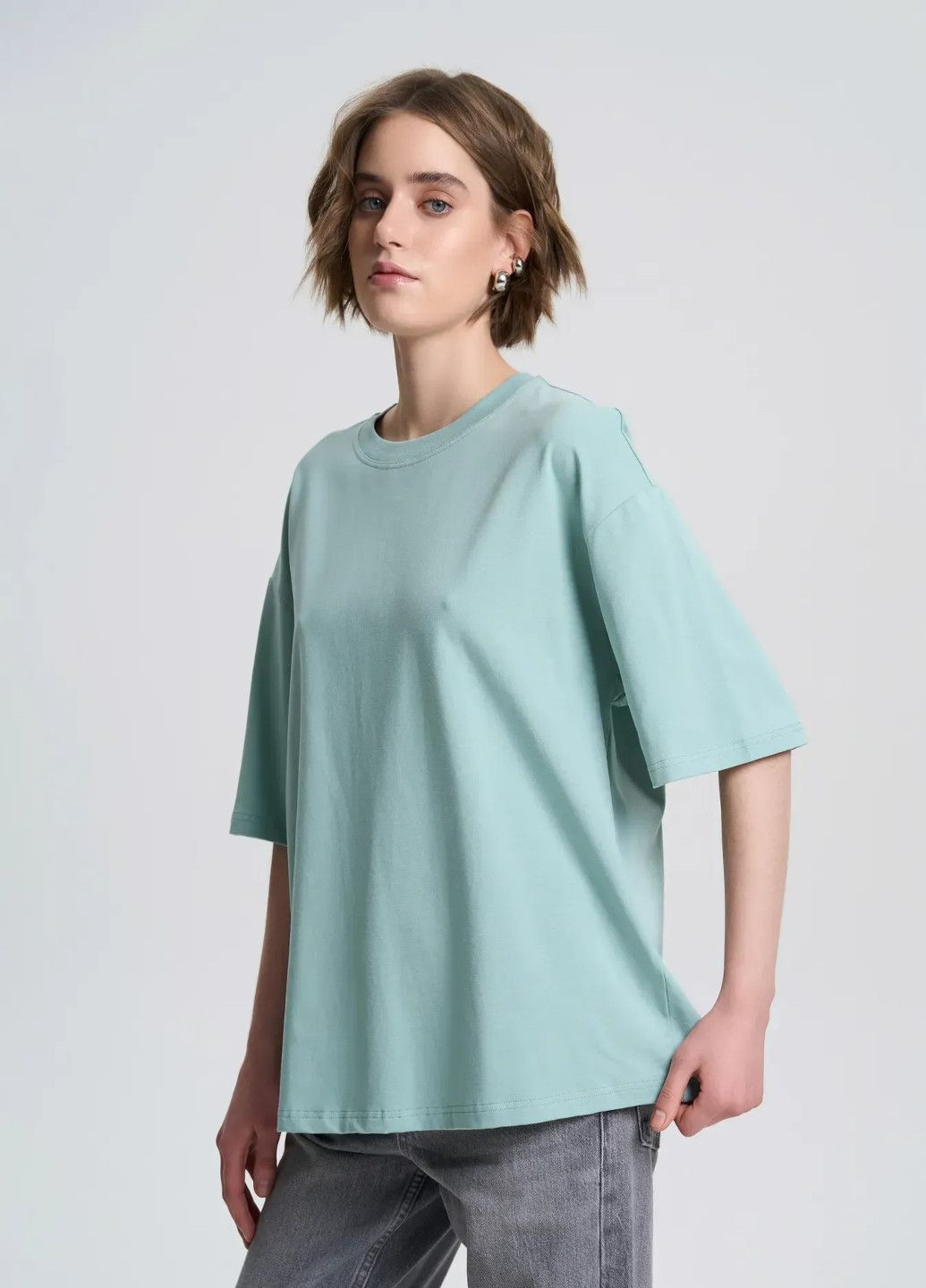 Футболка жіноча оверсайз Роза - (338189006)