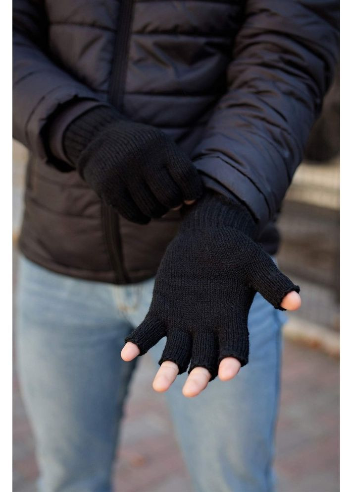 Перчатки чорні Finger Black Man Without (362571586)
