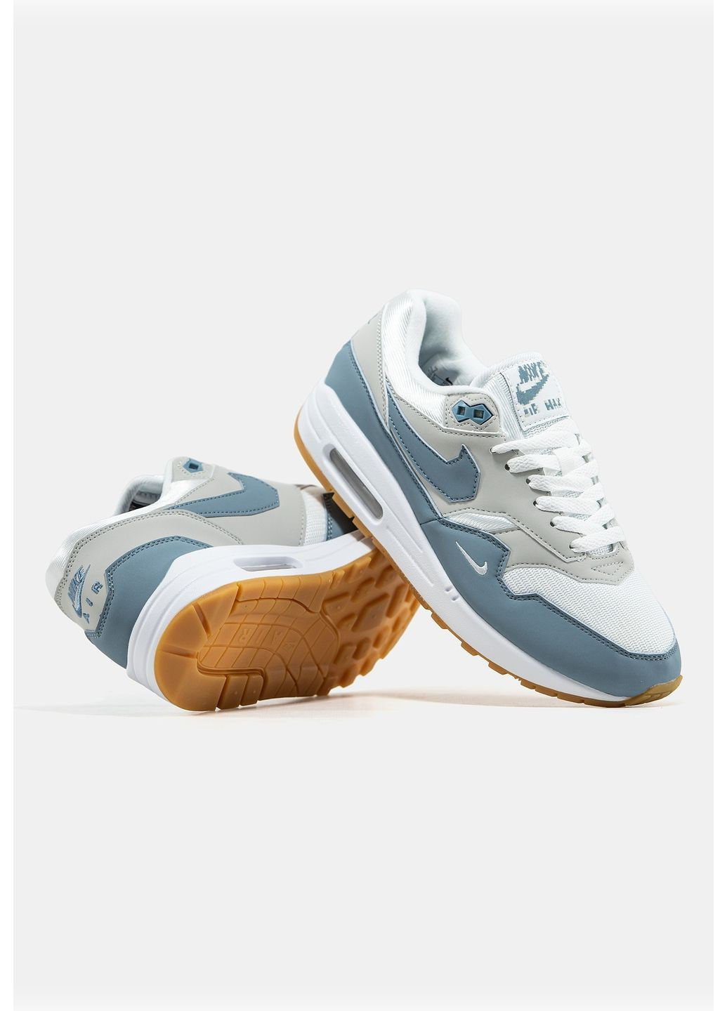 Сіро-голубі Осінні кросівки чоловічі nike No Brand Air Max 1