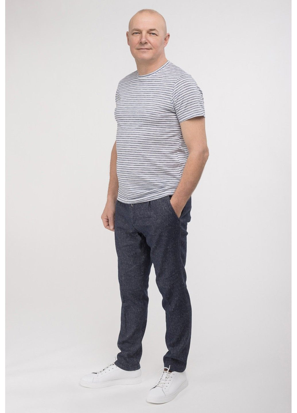 Синя 21004т футболка чоловіча Luca Bertelli