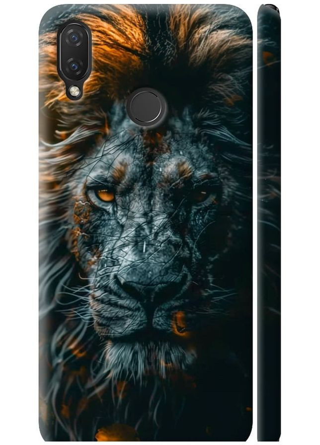 3D пластиковый матовый чехол 'Лев в сумерках' для Endorphone Huawei Nova 3i (297660190)