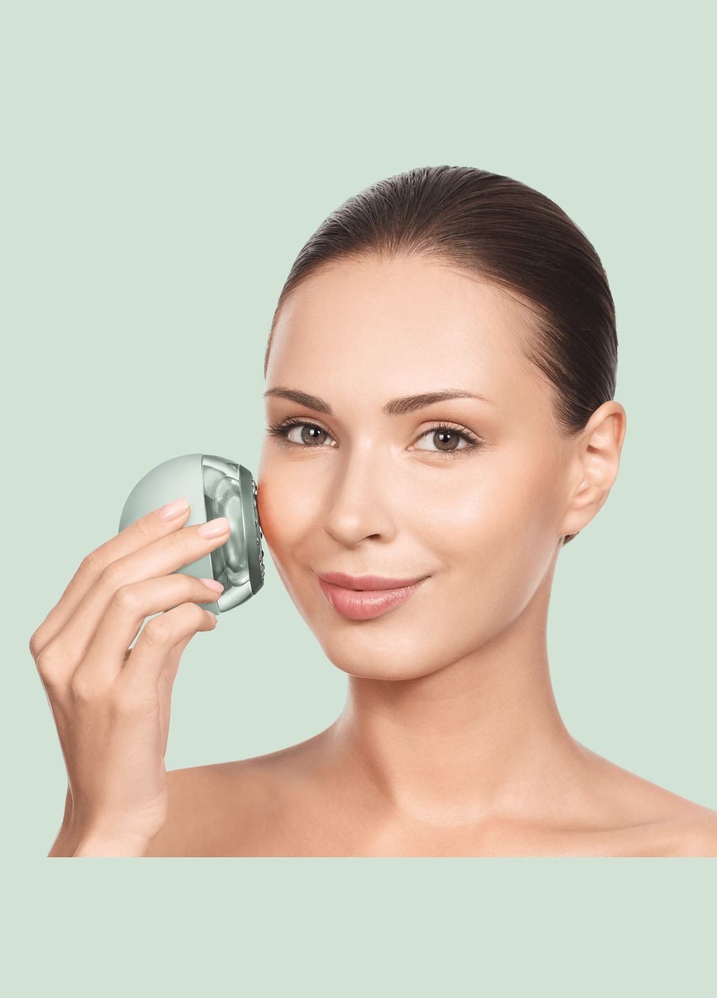 Массажер для подтяжки кожи лица Anti-aging Skin Tightener 6в1 green GESKE (341525985)