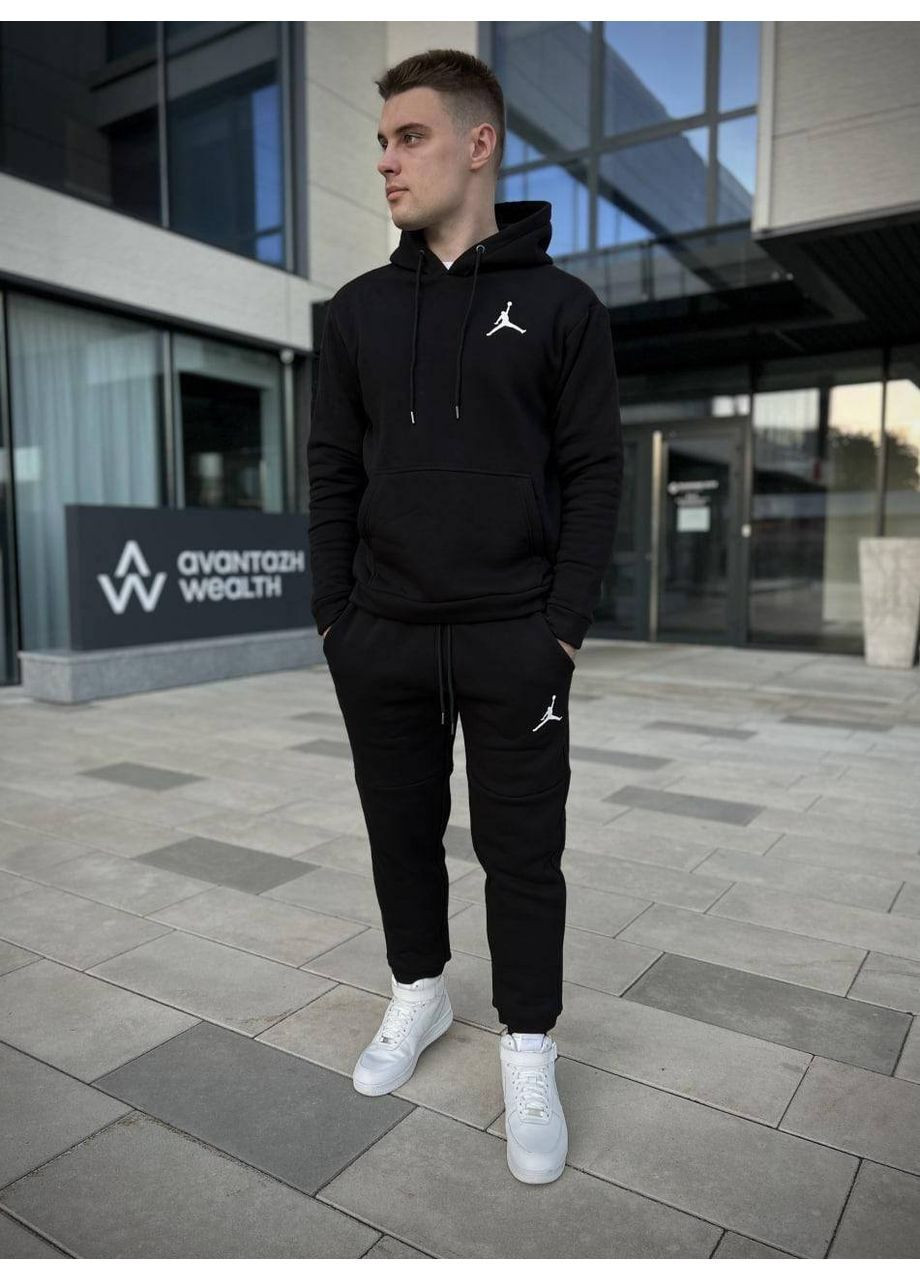 Чоловіча чорна кофта з красивим логотипом, в стилі nike jordan No Brand (364461609)