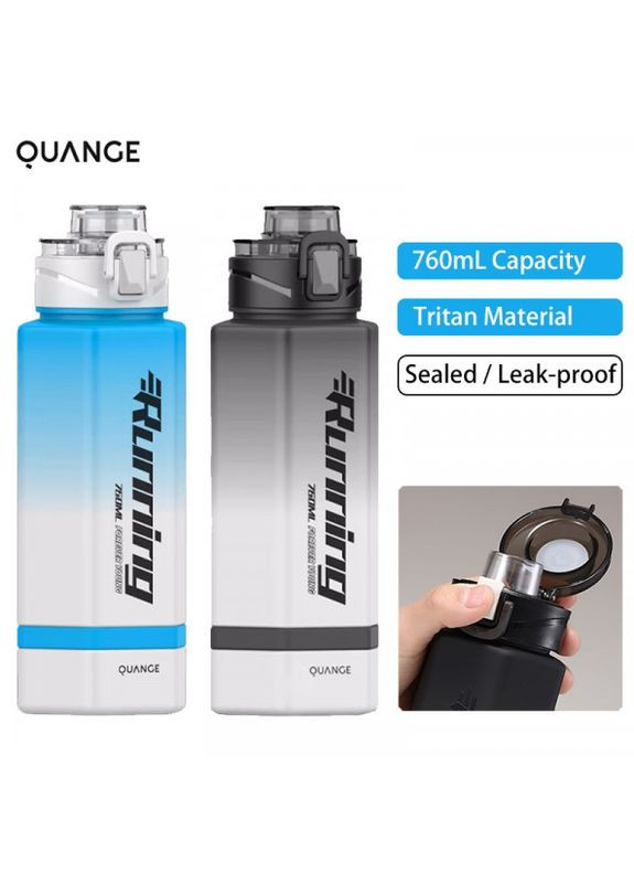Пляшка для води Quange Large Capacity Tritan Water Cup 760ml Black / Blue (6972229764909) Xiaomi (280877002)