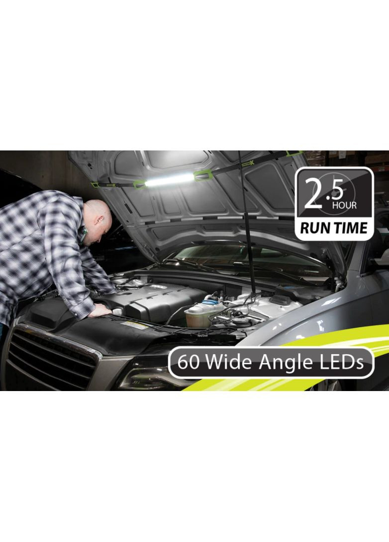 Светодиодная лампа универсальная для СТО и подсветки под капотом. Emergency Light Strip M3 Черно-зеленый No Brand (350349117)