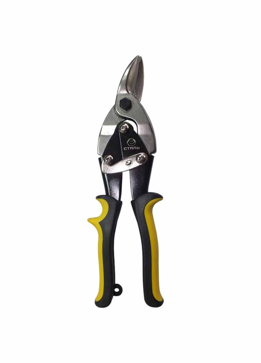 Ножиці по металу 41001 CrV 250 мм ліві (40647) СТАЛЬ (317345287)