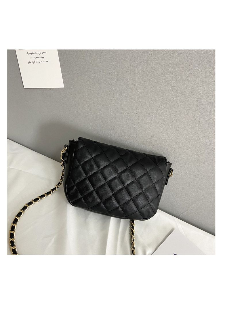 Женская сумка 10575 кросс-боди на ремешке черная No Brand (344446554)