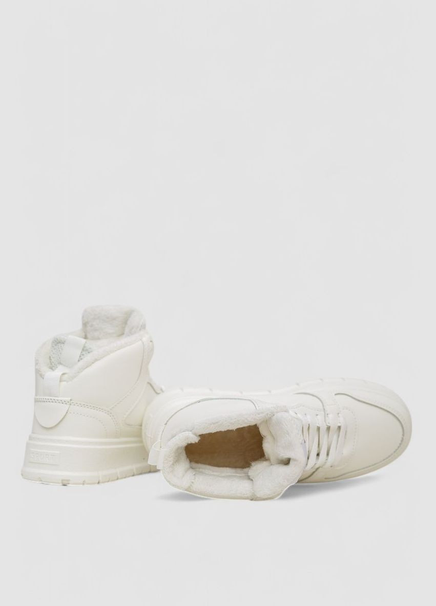 Кроссовки женские на меху,, 248RMB09 Stilli белые всесезоны (313292346)