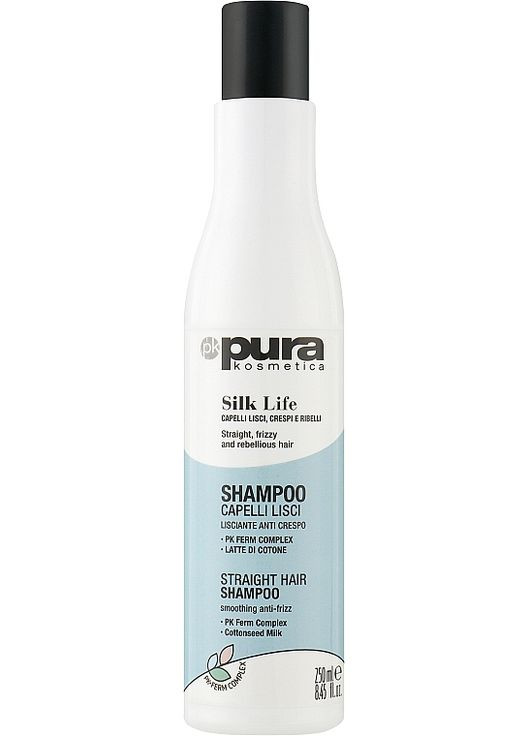 Шампунь для волосся Silk Life Shampoo 1000ml (1200182-187636) Pura Kosmetica (368628063)