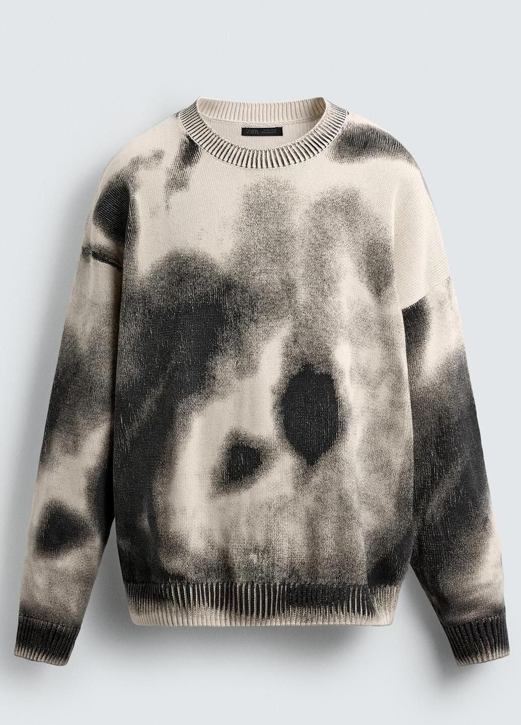 Комбінований світшот Zara абстрактний (362699109)