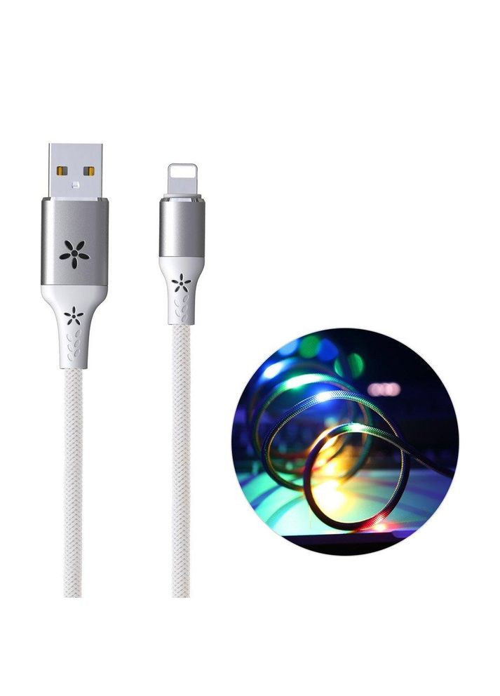 Кабель светящийся Lightning EL (Sound-Activated) RC-133i |100см,2.1A| Remax (337351180)