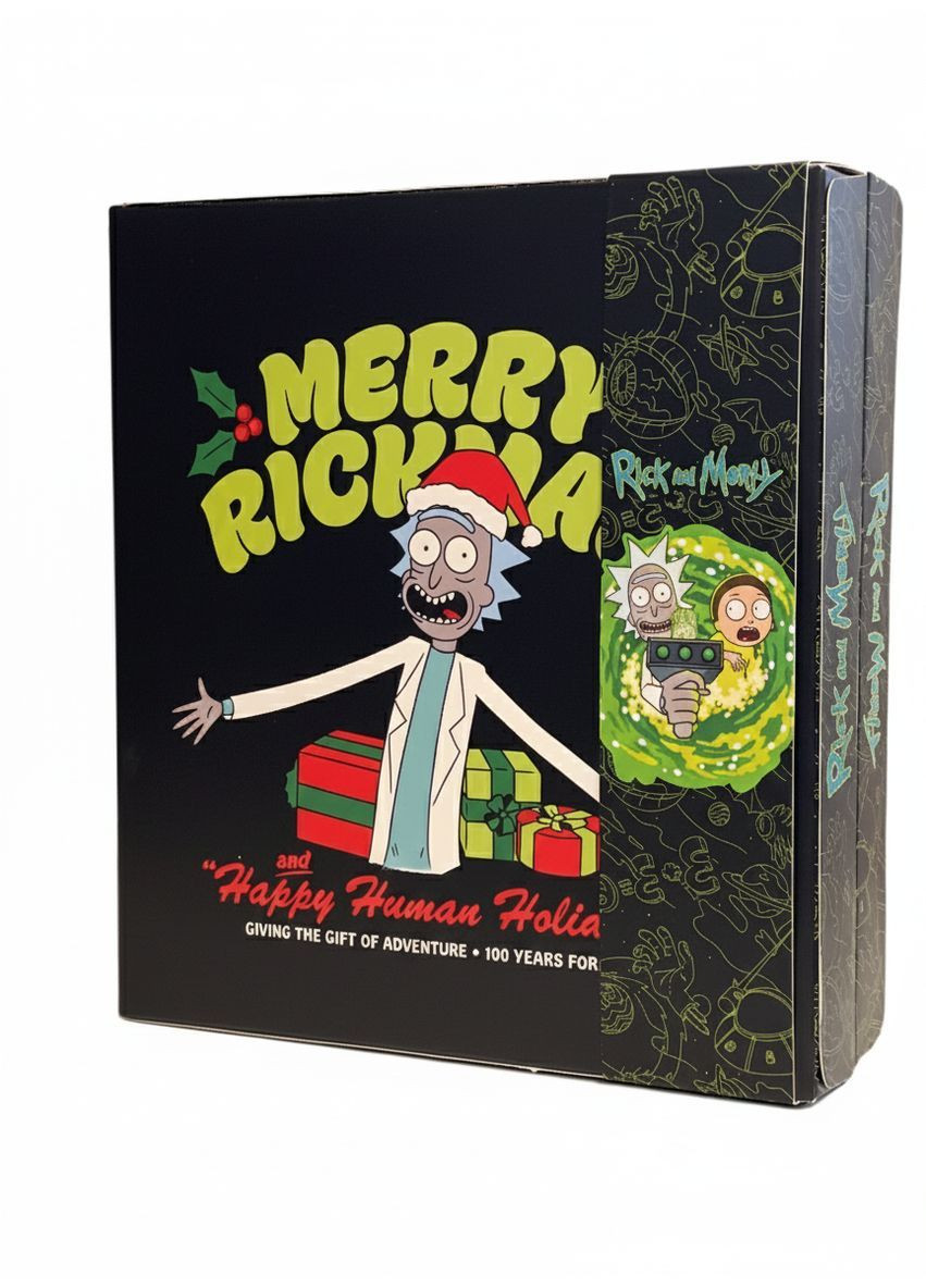 Адвент-календарь : 12 пар мужских носков (р. 40-45) Rick and Morty (372481635)