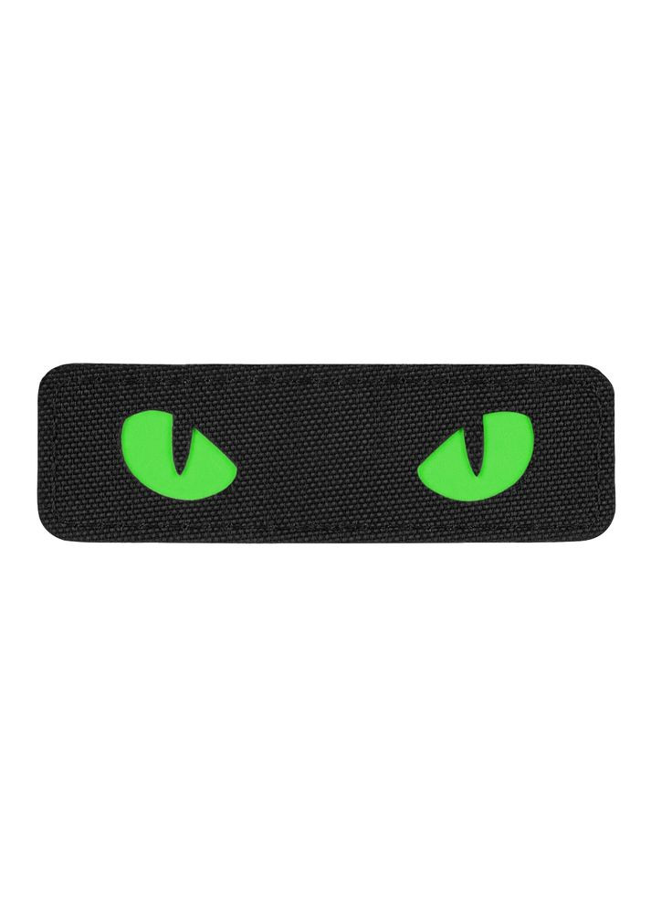 Нашивка Cat Eyes Laser Cut Black/Green/GID M-TAC (315047411)