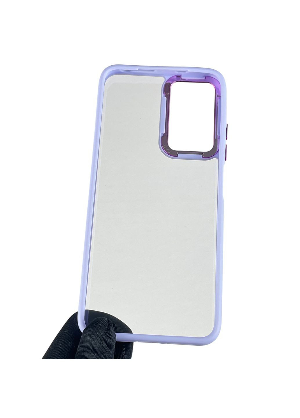 Чохол для Redmi Note 11 4G з кольоровими високими бортами на редмі нот 11 4г бузковий Xiaomi (366021209)