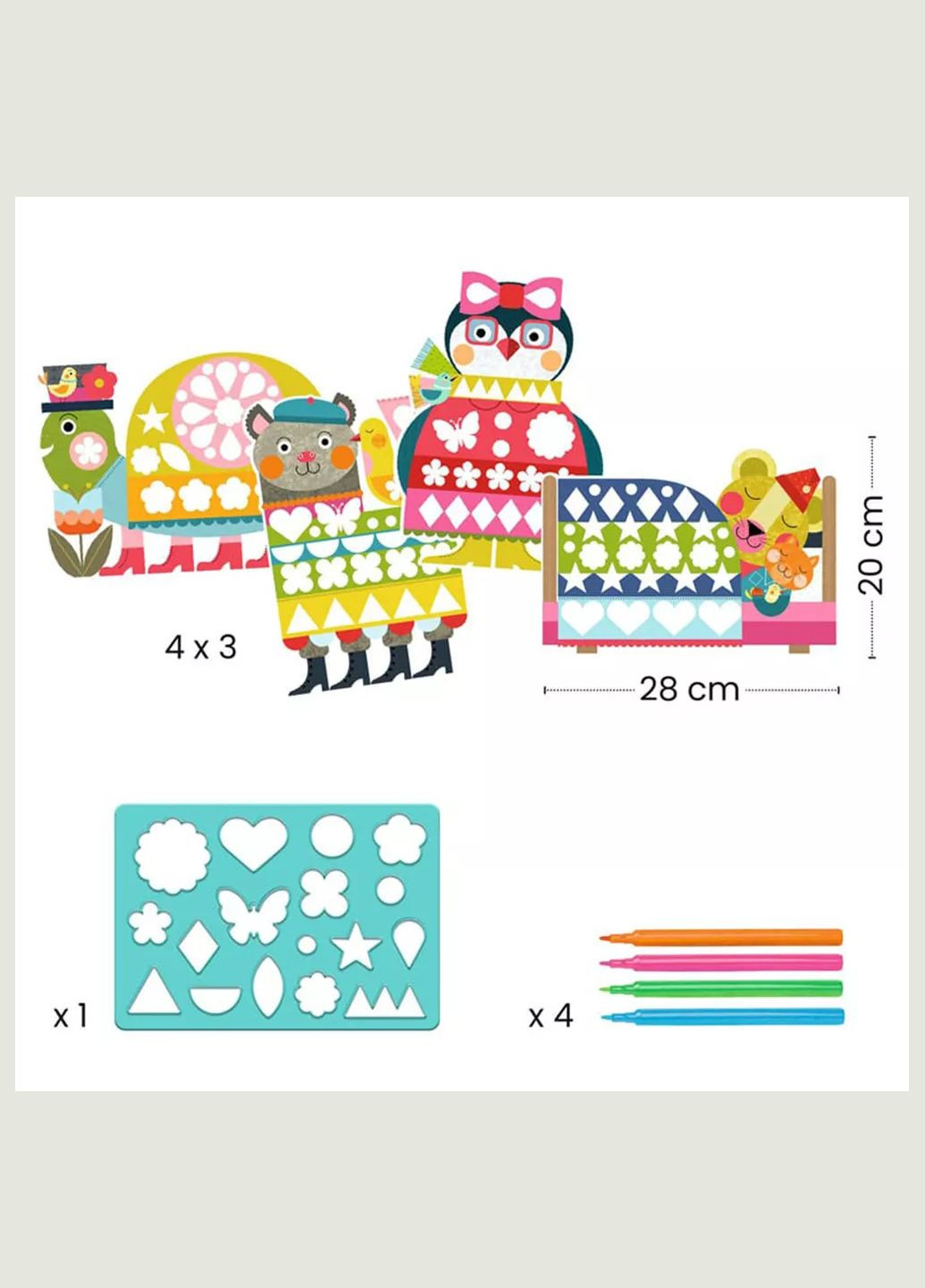 Набір для творчості Охайно, але весело (DJ09888) Djeco (333252397)