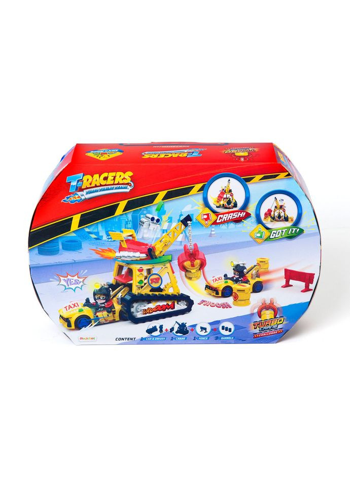 Ігровий набір Турбокран PTRSD014IN11 з аксесуарами T-Racers (307926169)