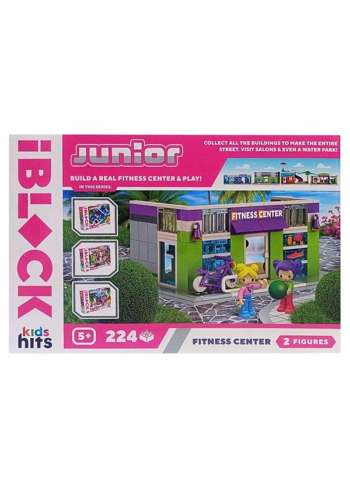 Конструктор детский "Фитнесцентр" KH08/004/2, 224 детали Iblock (303834520)