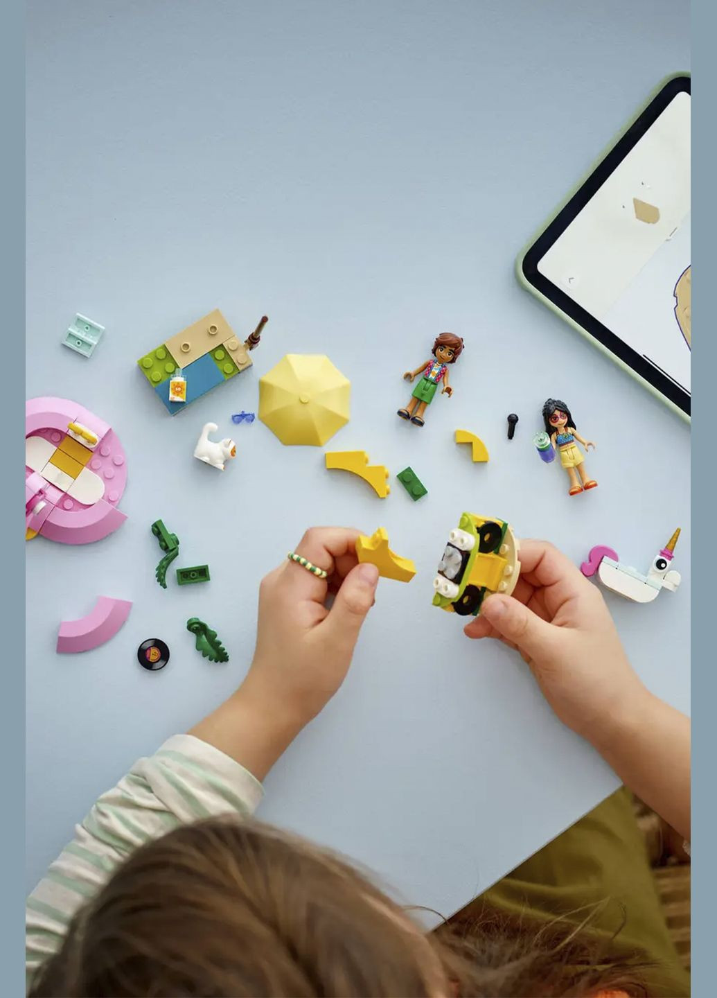 Конструктор Friends Вечеринка единорога и фламинго у бассейна цвет разноцветный ЦБ-00279949 Lego (336146137)