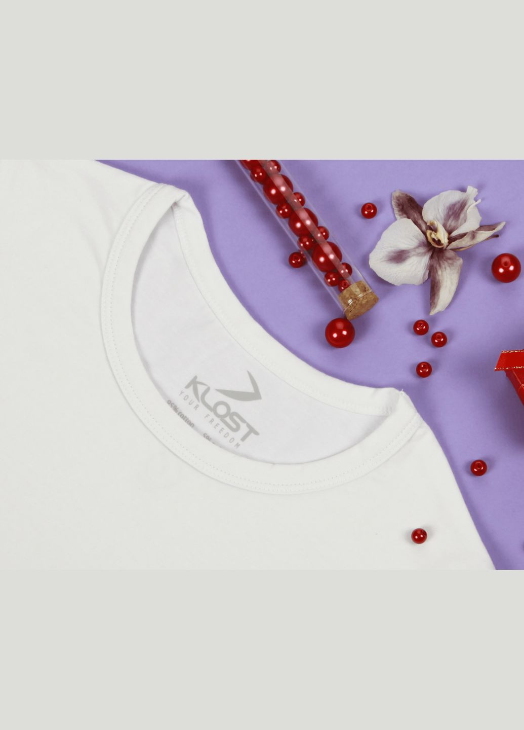 Комбінована футболка жіноча рибка з ліхтариком Klost