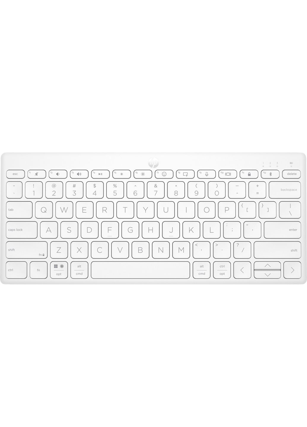 Клавиатура 350 Compact Multi-Device BT white (692T0AA) HP (360426371)