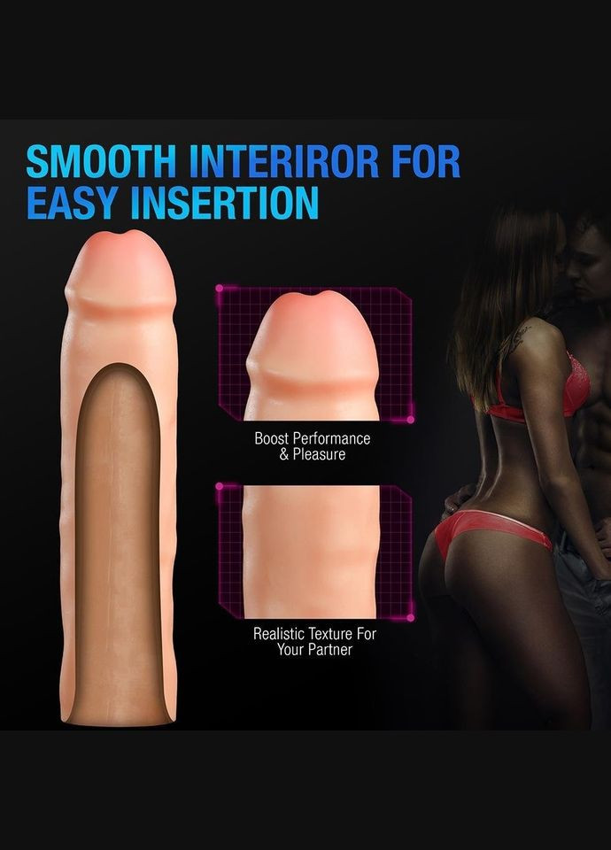 Силиконовый удлинитель пениса Performance Plus Resilience Blush (328961242)