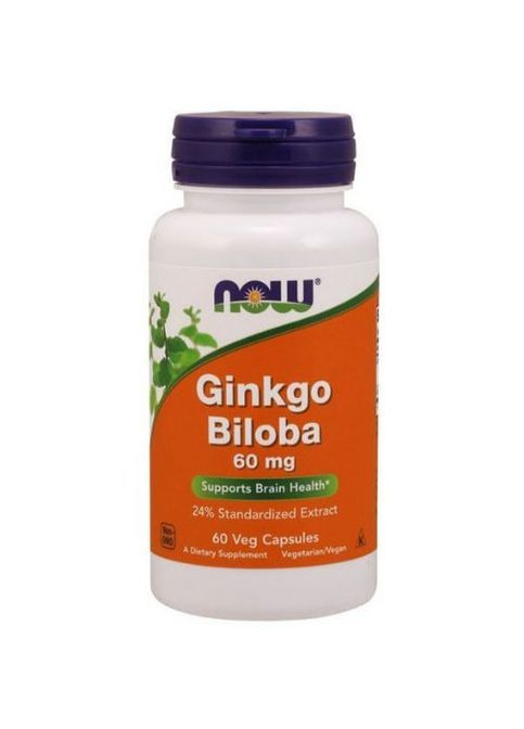 Ginkgo Biloba 60 mg 60 Veg Caps Now Foods (362419118)