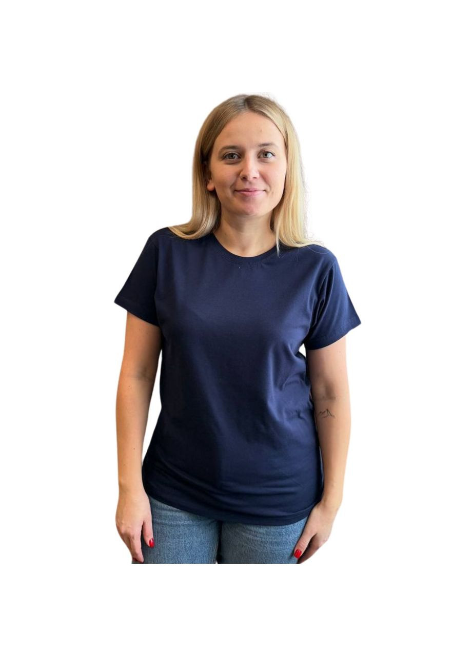 Набір футболок бавовняних жіночих 3 шт. чорний/сірий/темно-синій FT1 Ananasko - (344590192)