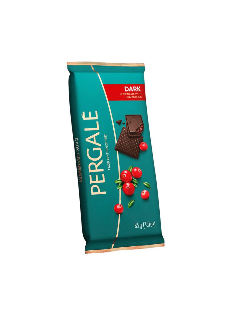 Черный шоколад с клюквой (ящик, 21х85г) PERGALE (362694518)