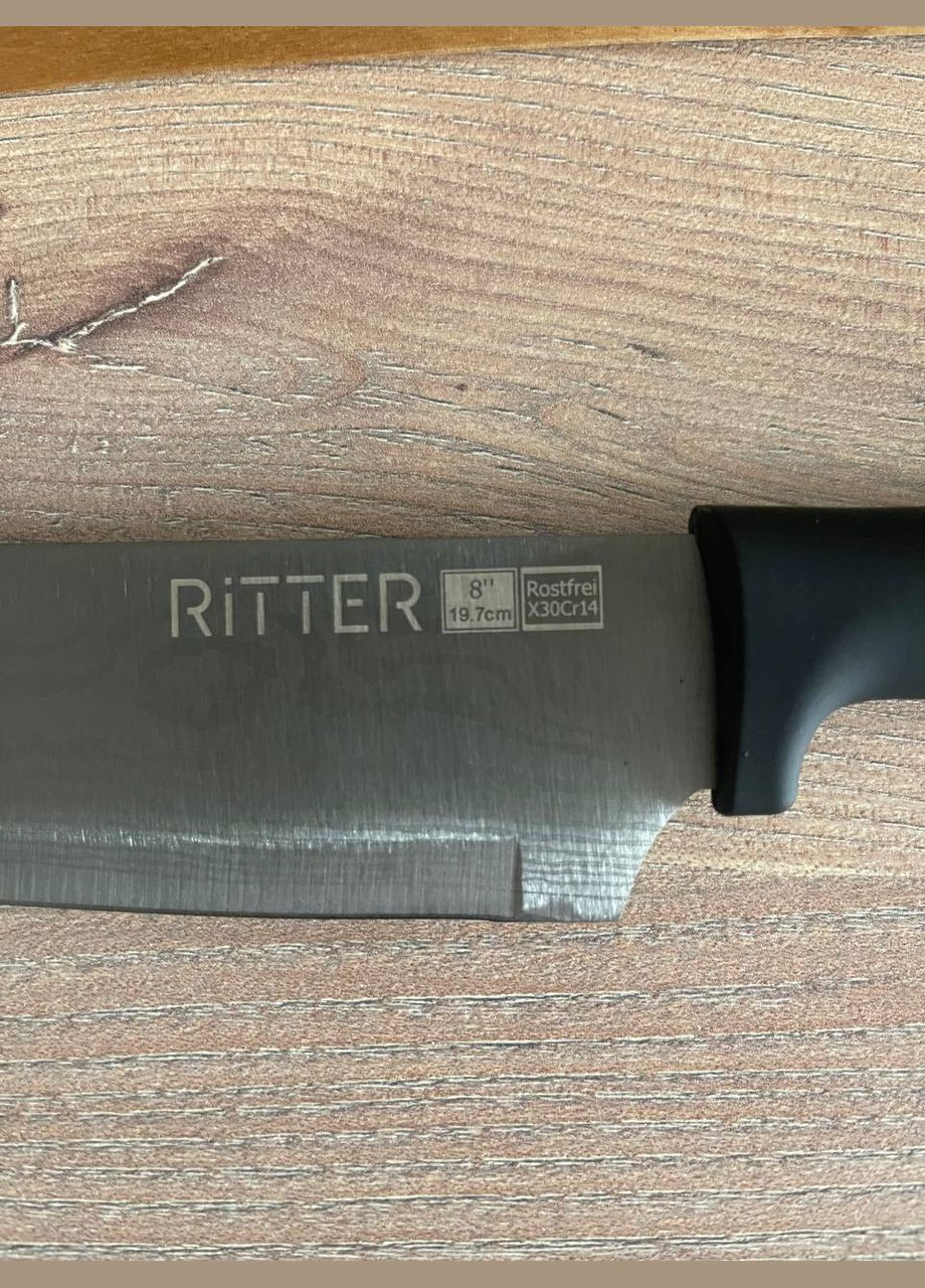 Набор ножей на магнитной подставке сталь X30Cr14 29-305-025 Ritter комбинированные,