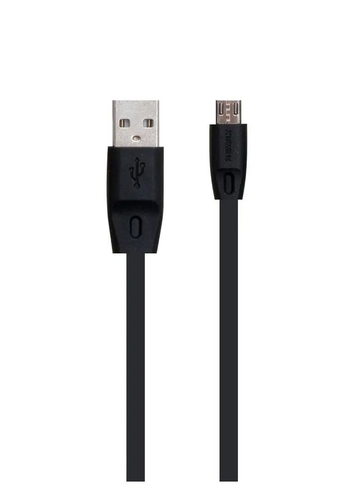 Кабель RC-001m USB to MicroUSB цвет черный ЦБ-00220483 Remax (282743709)