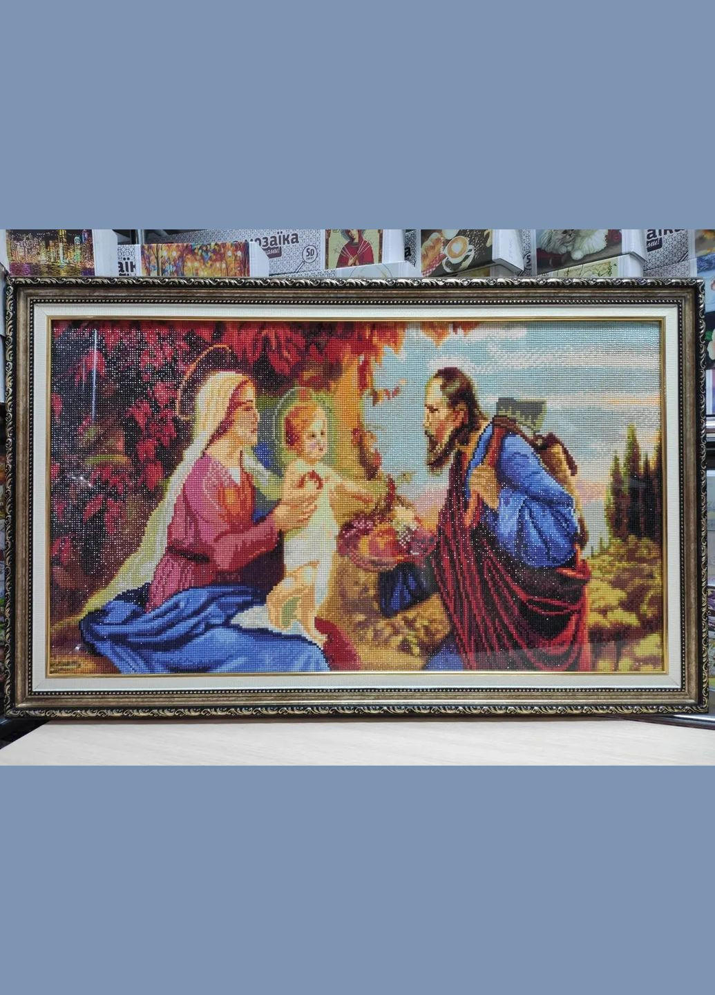 Алмазна мозаїка Ікона Свята родина SS800 ColorArt (291021239)