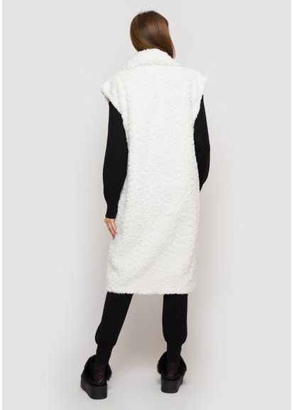 Двусторонний жилет из эко меха 87-520-107 Milk SAM S Samange (366288842)