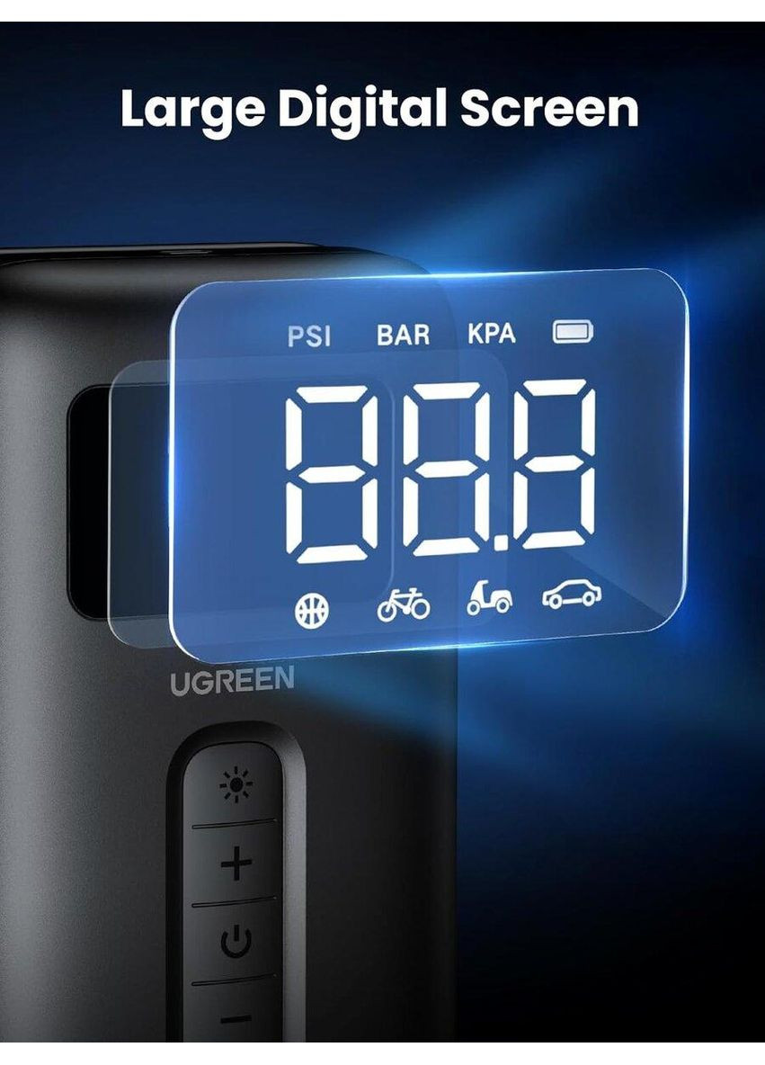 Автомобильный насос Portable Tire Inflator Ugreen (361239119)