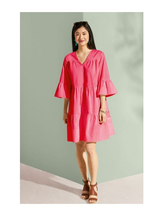 Рожева повсякденний, святковий сукня німеччина Esmara однотонна