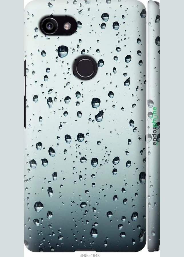 Чехол на Google PixeL 2 XL Стекло в каплях "848m-1643-70447" Endorphone (378594937)