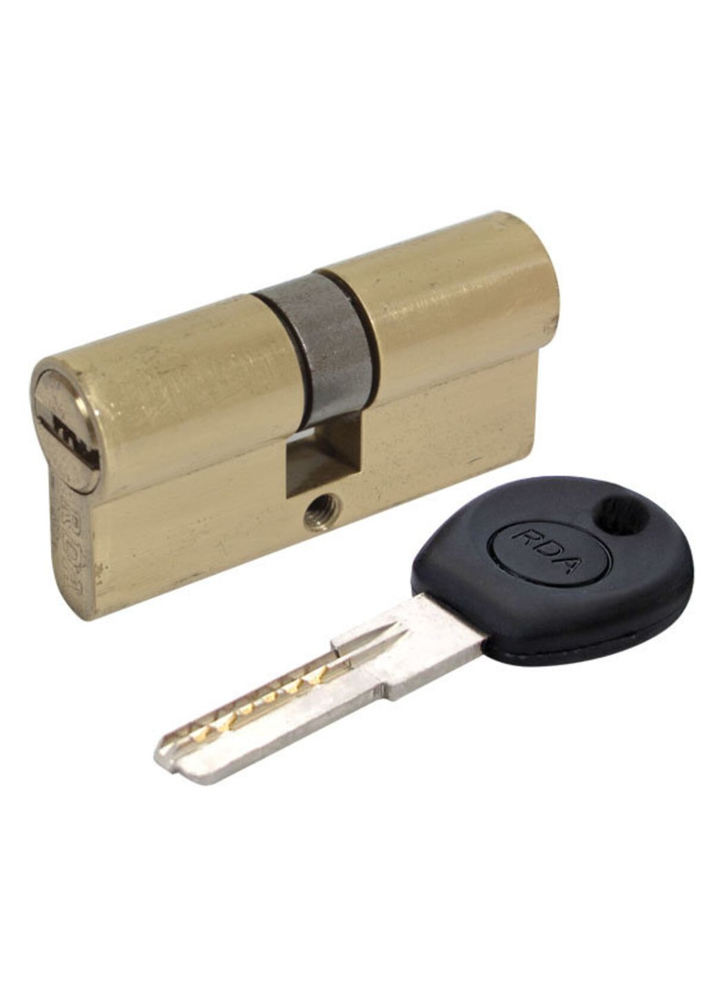 Цилиндр 30/30мм лаз. 60мм 5кл ант.латунь RDA (322647914)