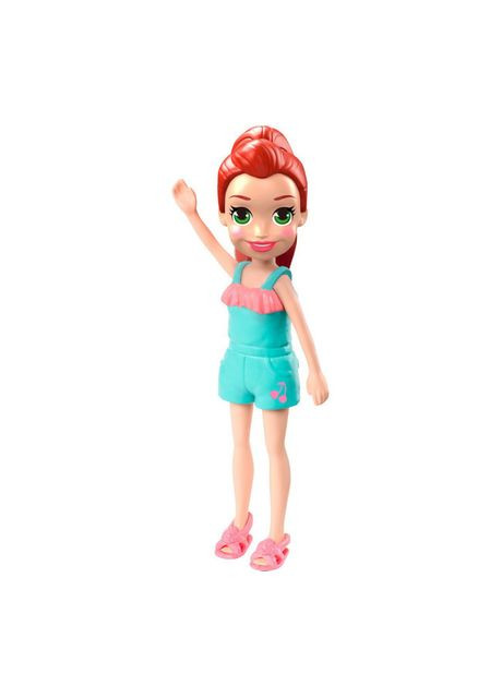 Лялька Ліла в бірюзовому комбінезоні (FWY19/GDL00) Polly Pocket (366979073)