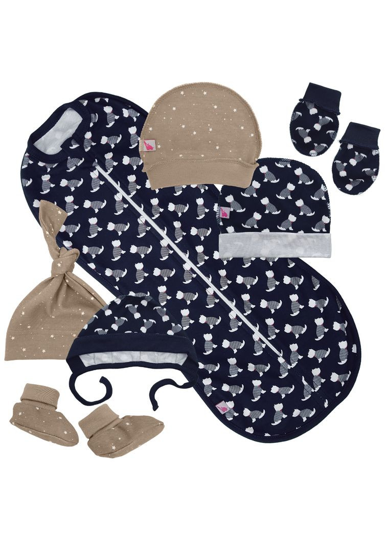 Комбинированный демисезонный набор одежды в родильный 13 в 1 york and mocco Tunes