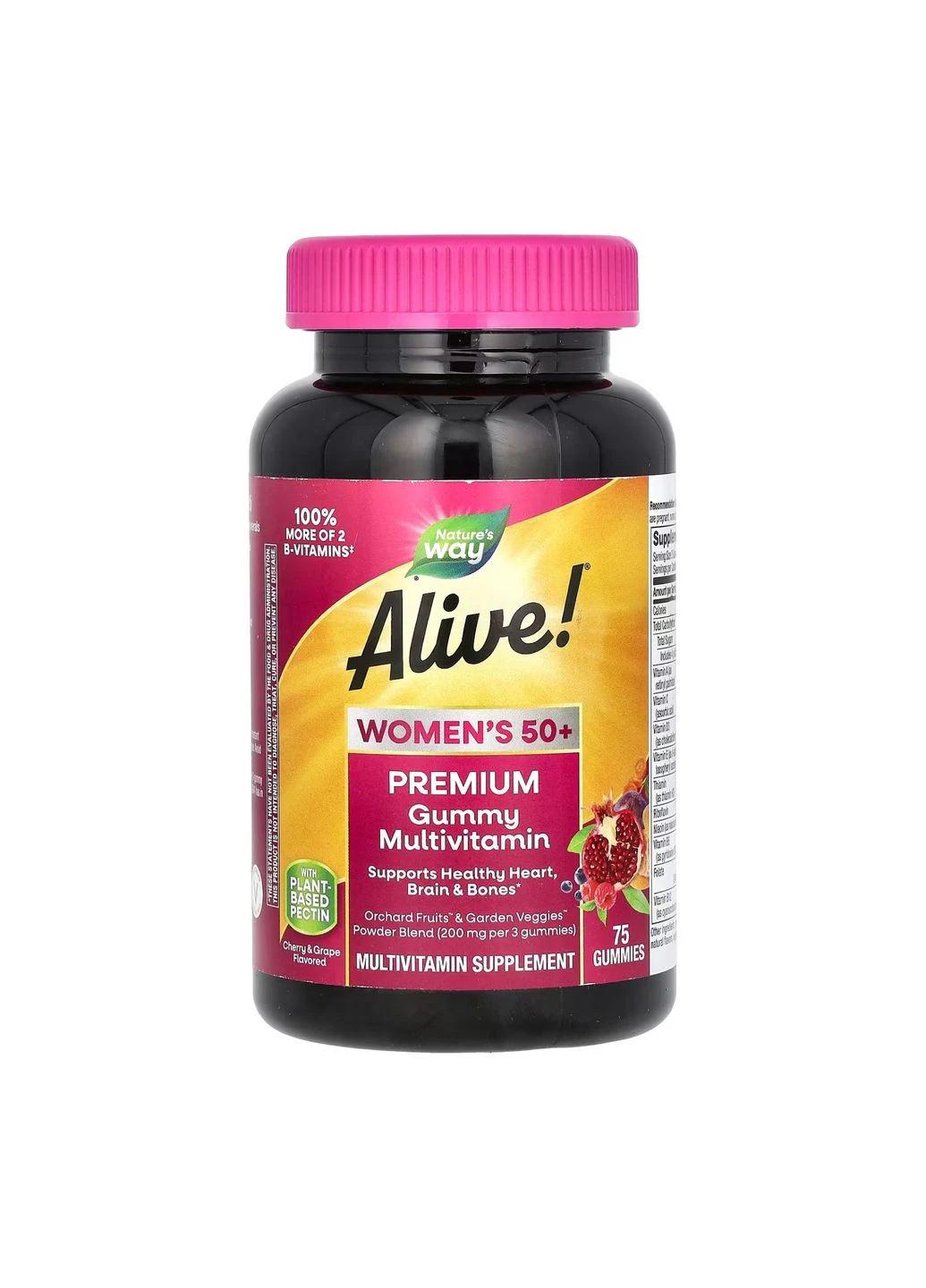 Оригінал! Women's 50+ Premium Multivitamin - 75 gummies Nature's Way (399348968)