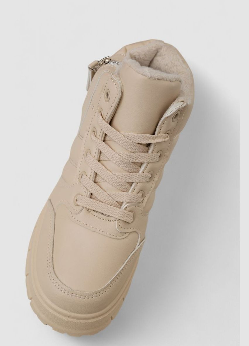 Кросівки жіночі зимові на хутрі,, 248RMB06 Stilli бежеві всесезони (308834212)