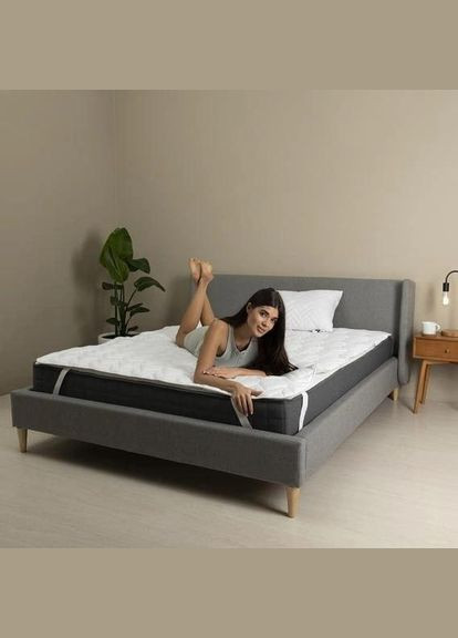 Защитный наматрасник стеганый с резинкой холлофайбер 140х200 (К7000-5-03) No Brand (348095153)