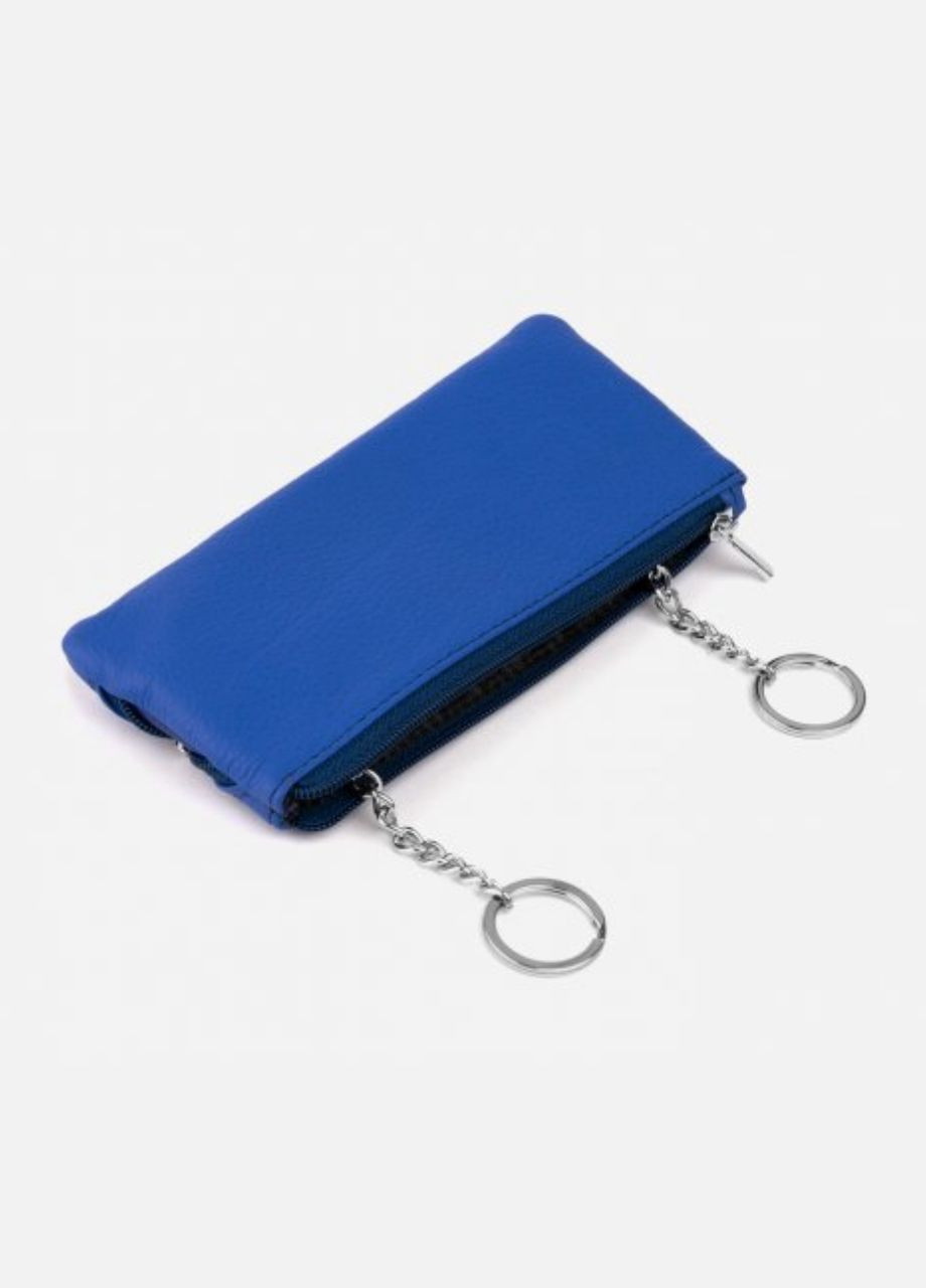 Женская кожаная синяя ключница (405) No Brand (322157258)