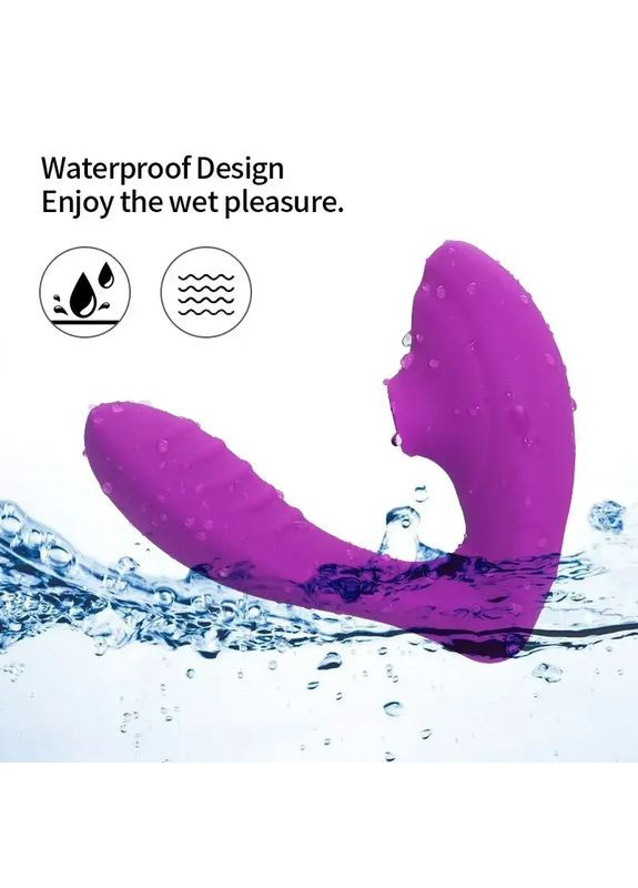 Вибратор + вакуум! Вагинально-клиторальный вибратор стимуляции точки G Mary 10 режимов вибрации и всасывания STF (314827871)