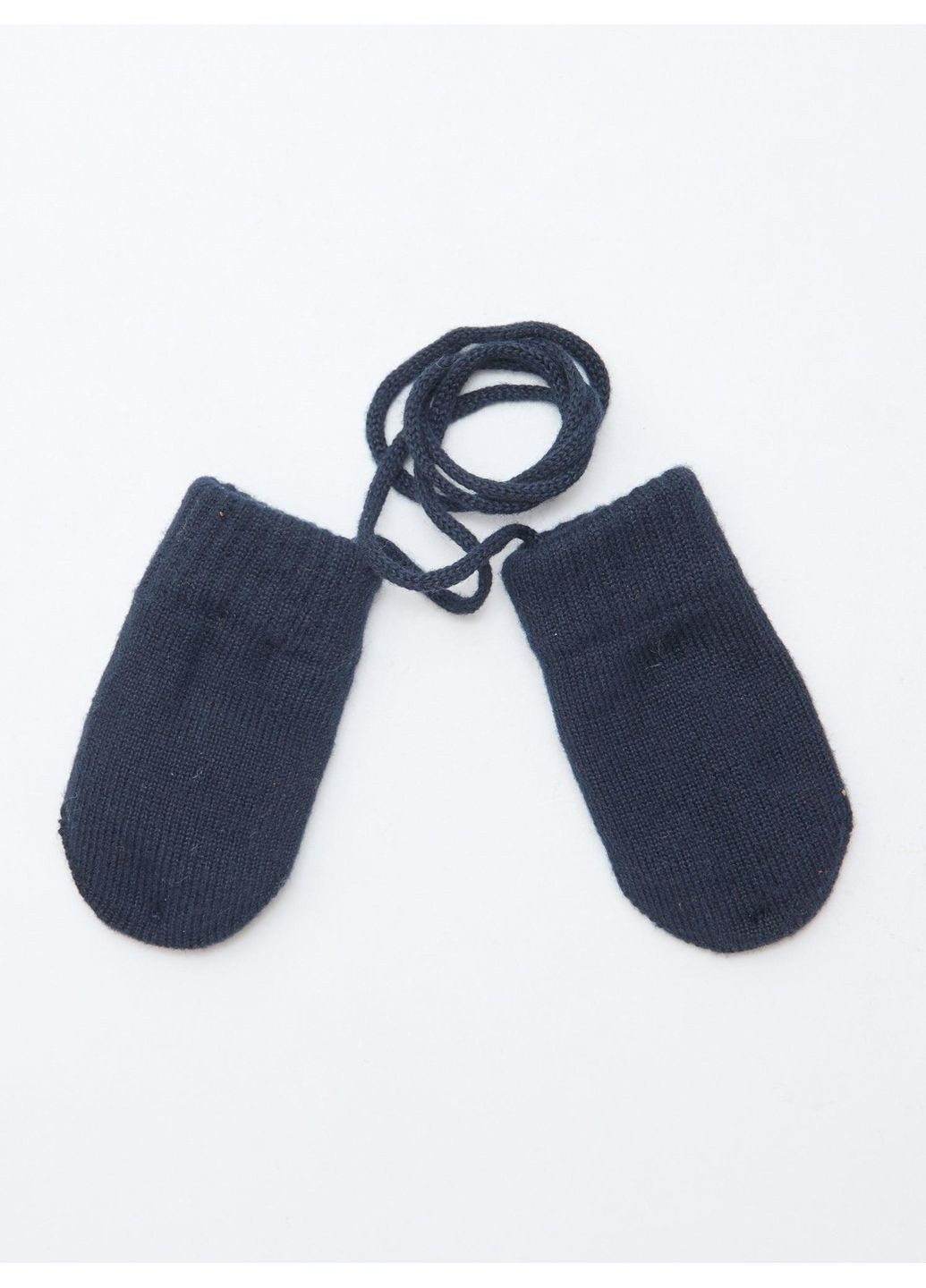 Дитячі зимові в'язані рукавиці для хлопчиків та дівчаток Темно-сині (0778) Kiabi (367581955)