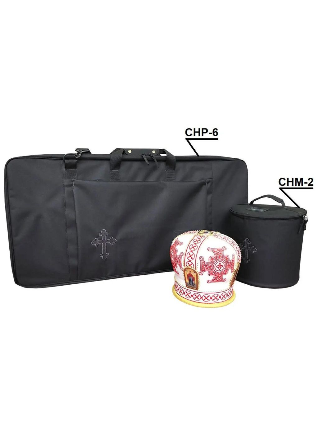 Сумка для митри з вишивкою та ущільненими стінками СНМ-2 Acropolis (329741061)