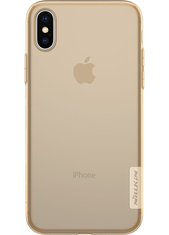 Чехолнакладка TPU Nature Case Apple iPhone X Brown Nillkin (301781785)