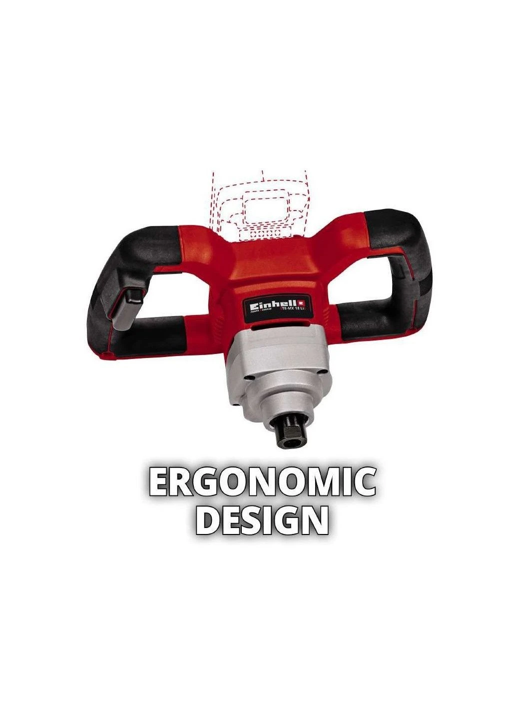 Миксер строительный TE-MX 18 Li - Solo, 18В, PXC, М14, 0-620 об/мин, 1.9 кг (ek75934) Einhell TE-MX 18 Li - Solo, 18В, PXC, М14, 0-620 об/хв, 1. (393491334)