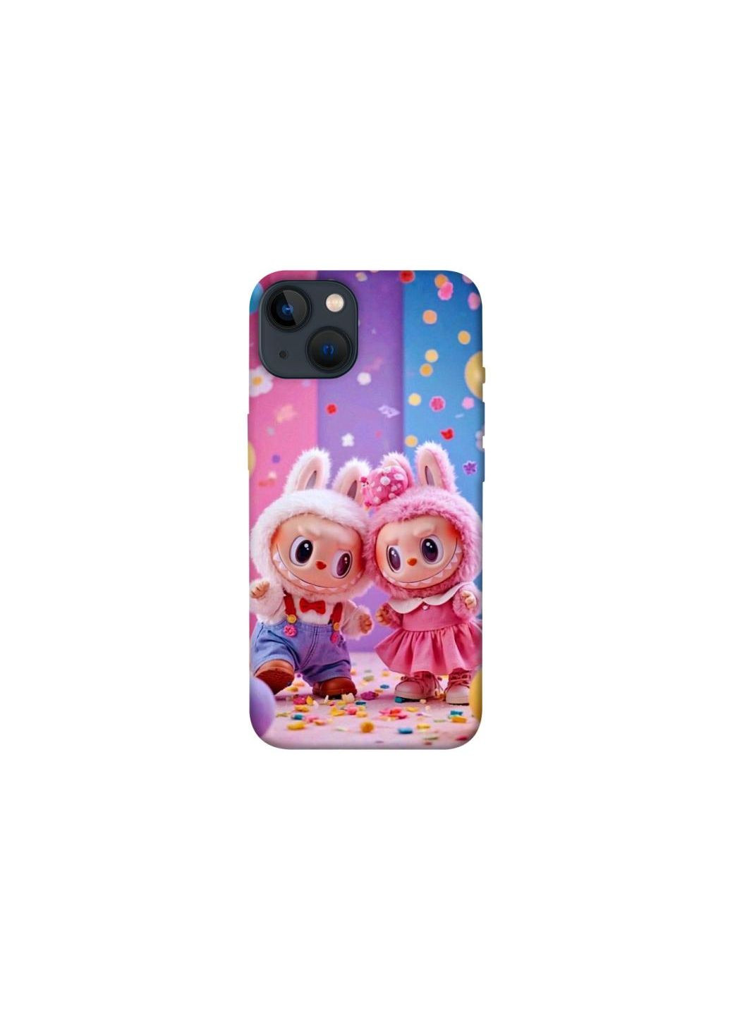Чохол на Apple iPhone 13 (6.1") Labubu twins ver.3 Frontalka (361992035)