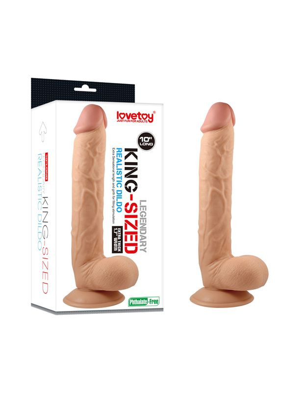Фалоімітатор King-Sized Realistic Dildo 10 - CherryLove Lovetoy (329153064)